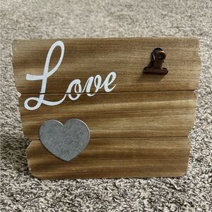 Farmhouse Rustic Love Photo Frame for 4x6 photo